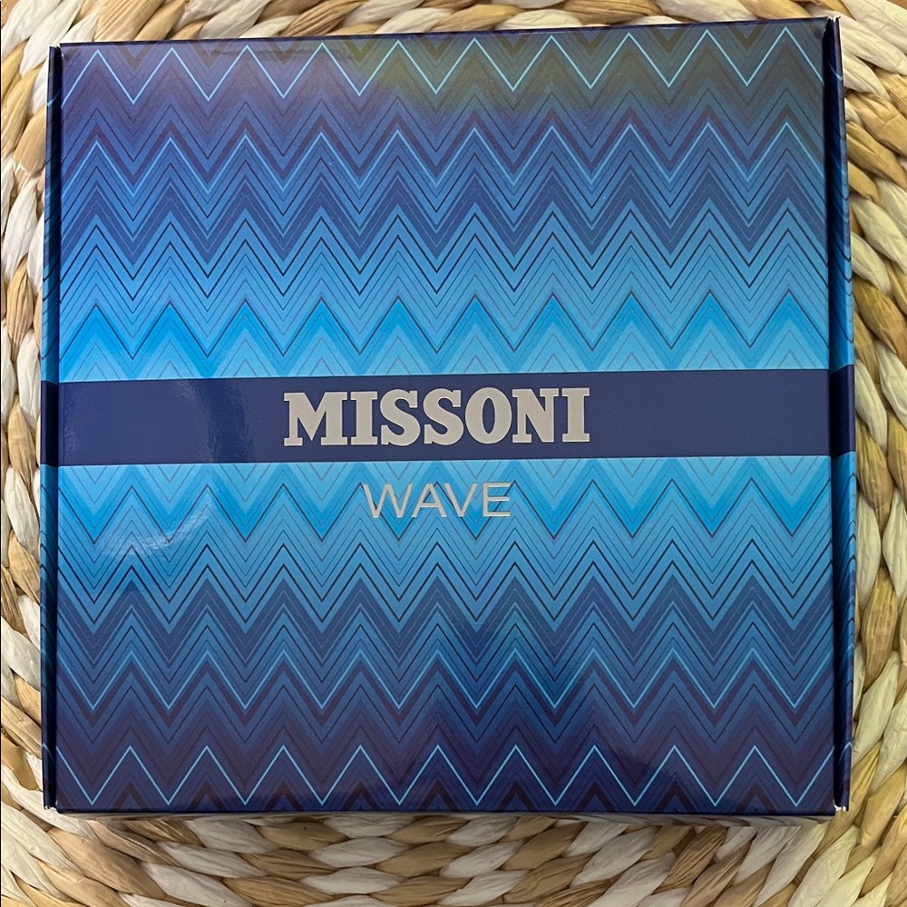 Men’s Missoni Wave 3 Piece Set - Cologne, Shower Gel and After Shave Palm - NIP